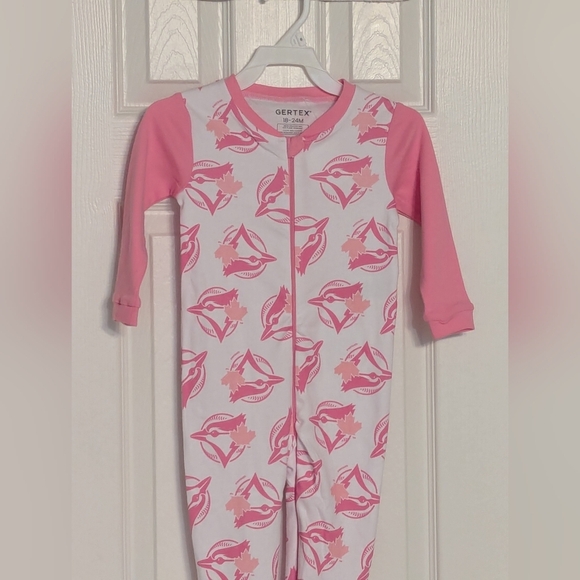 BNWT MLB Toronto Blue Jays Kids (18-24 Months) 1 Piece Footies/Pyjamas/Sleepers - Picture 2 of 14